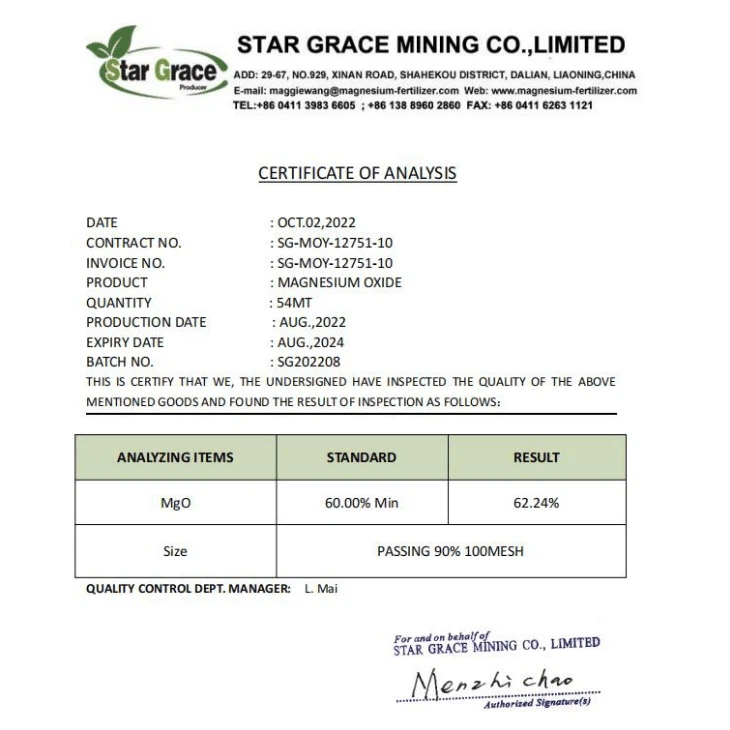 Magnesium Oxide Powder for MgO Board